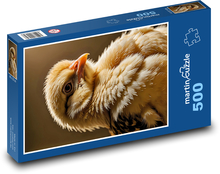 Hausgemachtes gelbes Huhn Puzzle 500 Teile - 46 x 30 cm