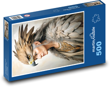 Woman in the body of an eagle Puzzle of 500 pieces - 46 x 30 cm 