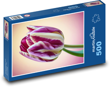 Tulipan - Kwiat, Kwiat Puzzle 500 elementów - 46x30 cm