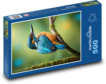Kingfisher - winter bird Puzzle of 500 pieces - 46 x 30 cm 