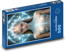 Žena - umelá inteligencia Puzzle 500 dielikov - 46 x 30 cm