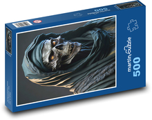 Lebka muža v maske Puzzle 500 dielikov - 46 x 30 cm 