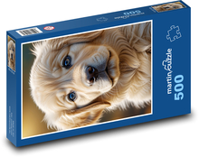 Golden Retriever Welpe Puzzle 500 Teile - 46 x 30 cm