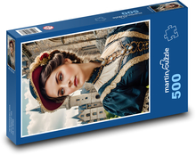 Portret wiktoriańskiej kobiety Puzzle 500 elementów - 46x30 cm
