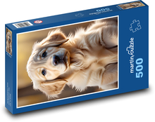 Golden Retriever Welpe Puzzle 500 Teile - 46 x 30 cm