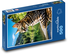 Jazerná mačka Puzzle 500 dielikov - 46 x 30 cm 