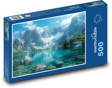 Jazero v prírode Puzzle 500 dielikov - 46 x 30 cm 