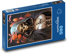 Hooded skeleton Puzzle of 500 pieces - 46 x 30 cm 