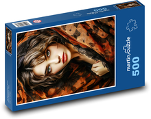 Portrét mladého dievčaťa Puzzle 500 dielikov - 46 x 30 cm 