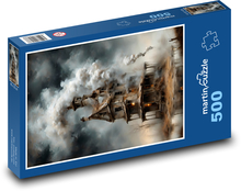 Strašidelný dom Puzzle 500 dielikov - 46 x 30 cm 