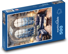 Pohovka v izbe Puzzle 500 dielikov - 46 x 30 cm 
