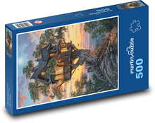 Dom na strome Puzzle 500 dielikov - 46 x 30 cm 