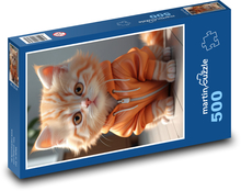 Mačka - domáce zviera Puzzle 500 dielikov - 46 x 30 cm 