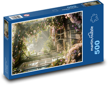 Zahrada - květiny Puzzle 500 dílků - 46 x 30 cm