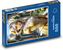 Pózujúca žena Puzzle 500 dielikov - 46 x 30 cm 