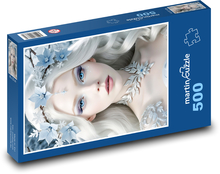 Dievča s bielymi vlasmi Puzzle 500 dielikov - 46 x 30 cm