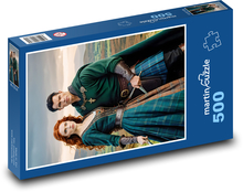 Mann - Frau, Krieger Puzzle 500 Teile - 46 x 30 cm