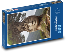 Drzewo na twarzy Puzzle 500 elementów - 46x30 cm