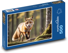 Liška v lese Puzzle 500 dílků - 46 x 30 cm