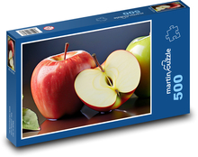 Jablko - ovoce, svačina Puzzle 500 dílků - 46 x 30 cm