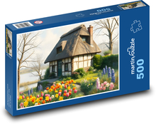 Seehaus mit Garten Puzzle 500 Teile - 46 x 30 cm