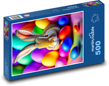 Ostereier und Kaninchen Puzzle 500 Teile - 46 x 30 cm
