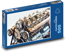 Ozubená kola v motoru Puzzle 500 dílků - 46 x 30 cm