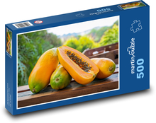 Riesige Papaya-Früchte Puzzle 500 Teile - 46 x 30 cm