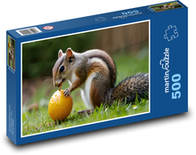 Veverička s jedlom Puzzle 500 dielikov - 46 x 30 cm 
