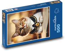 Educated cat with a book Puzzle of 500 pieces - 46 x 30 cm 