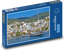 Prístav s loďami Puzzle 500 dielikov - 46 x 30 cm 