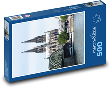 Most Hohenzollern - Kolín nad Rýnom, Nemecko Puzzle 500 dielikov - 46 x 30 cm 