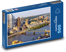 Pittsburgh - Stadt am Fluss Puzzle 500 Teile - 46 x 30 cm