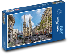 Historyczny Paryż - Francja Puzzle 500 elementów - 46x30 cm