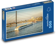 Loď na rieke Rýn Puzzle 500 dielikov - 46 x 30 cm 