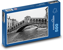 Benátky - Porte di Rialto Puzzle 500 dílků - 46 x 30 cm