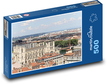 Lyon - katedrála Puzzle 500 dielikov - 46 x 30 cm 