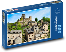 Hrad ve městě Puzzle 500 dílků - 46 x 30 cm