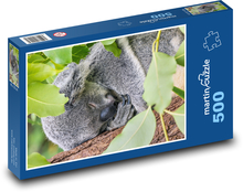 Koalabär schläft auf einem Baum Puzzle 500 Teile - 46 x 30 cm
