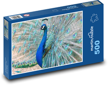 Pfau - Vogel Puzzle 500 Teile - 46 x 30 cm