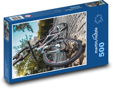 Bicykel v parku Puzzle 500 dielikov - 46 x 30 cm