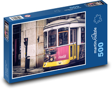 Tram - Lisbon, Portugal Puzzle of 500 pieces - 46 x 30 cm 