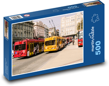 Belehrad - Srbsko, električka Puzzle 500 dielikov - 46 x 30 cm 