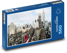 Wieżowce w mieście Puzzle 500 elementów - 46x30 cm
