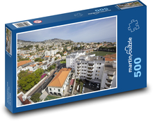 Häuser - Stadt Puzzle 500 Teile - 46 x 30 cm