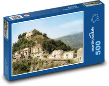 Savoca - Itálie, Sicílie Puzzle 500 dílků - 46 x 30 cm