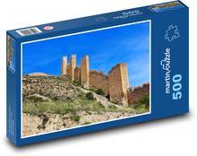 Albarracin - Befestigungen, Spanien Puzzle 500 Teile - 46 x 30 cm