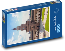 Miláno - Castello Sforzesco, Taliansko Puzzle 500 dielikov - 46 x 30 cm