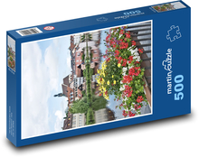Cityscape with flowers Puzzle of 500 pieces - 46 x 30 cm 