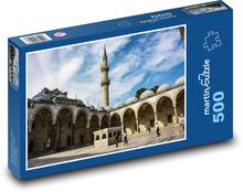 Cami - Turecko, minaret Puzzle 500 dílků - 46 x 30 cm